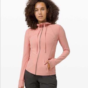 Lululemon Define Hooded Jacket Nulu Pink Pastel Size:6